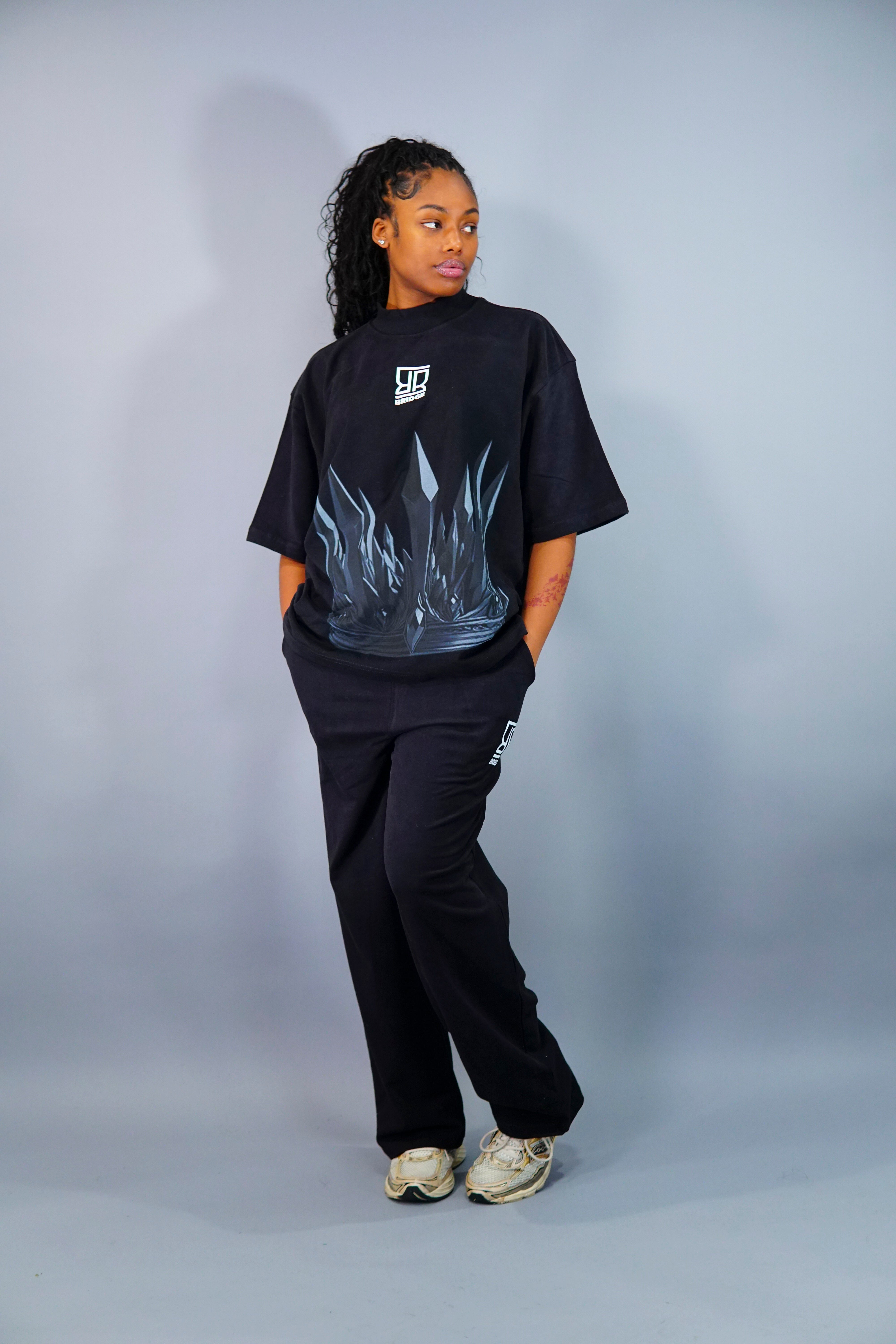 Women Crown Oversized Tracksuit