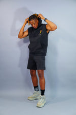 Middle Finger Shorts Suit