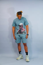 Flower Man Shorts Suit