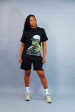 Flower “Woman” Shorts Suit