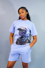 Flower “Woman” Shorts Suit