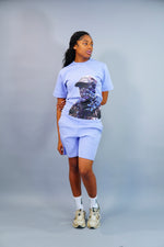 Flower “Woman” Shorts Suit