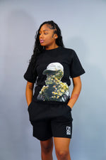 Flower “Woman” Shorts Suit