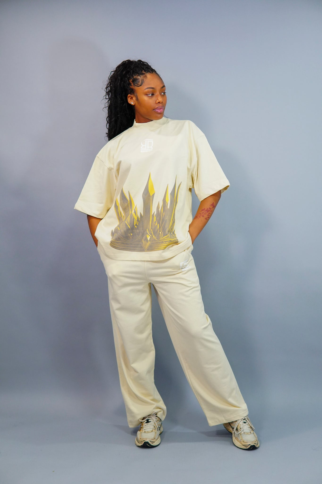 Women Crown Oversized Tracksuit