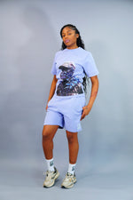 Flower “Woman” Shorts Suit