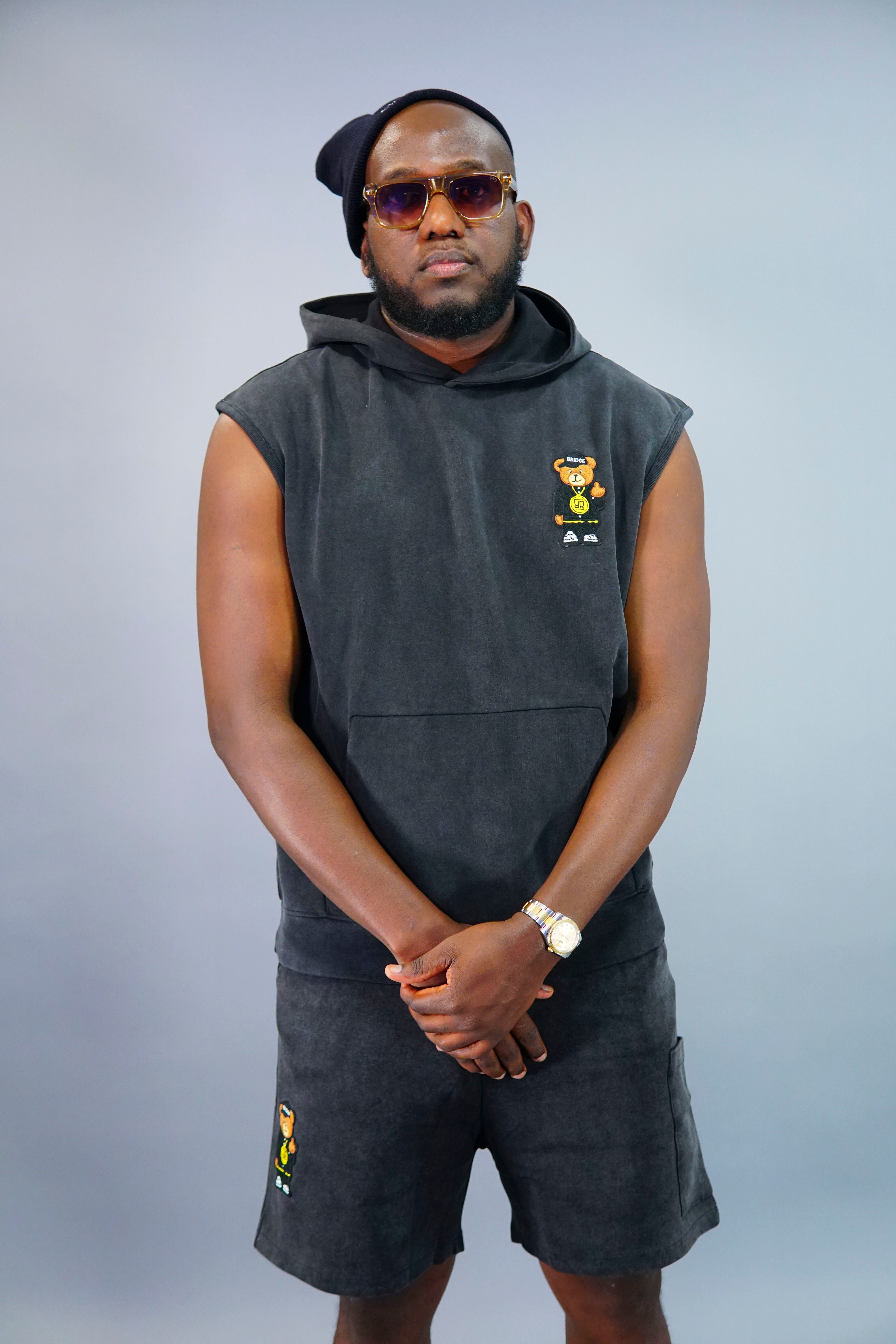 Middle Finger Shorts Suit