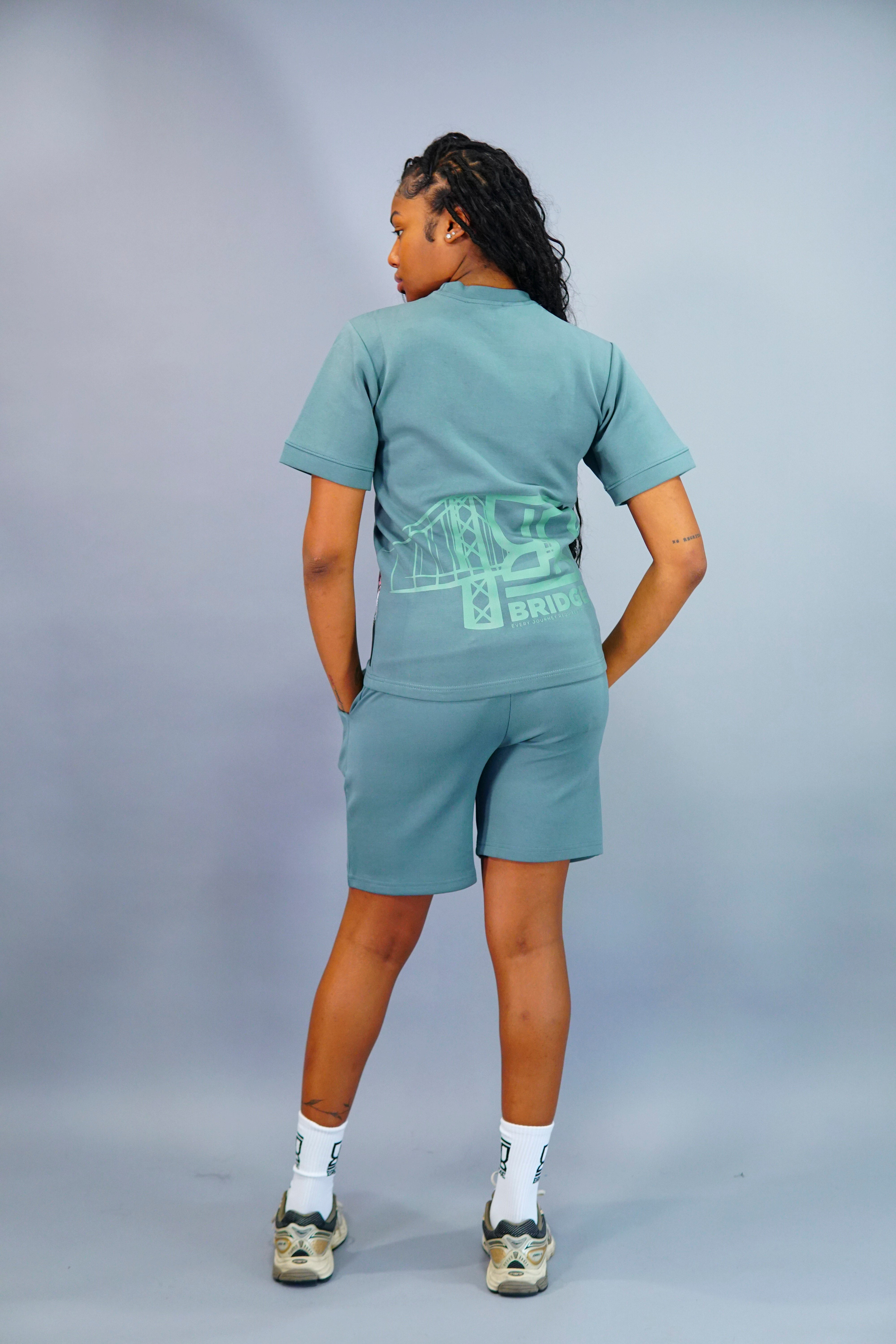 Flower “Woman” Shorts Suit