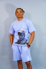 Flower Man Shorts Suit