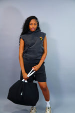 Women Middle Finger Shorts Suit