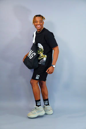 Flower Man Shorts Suit