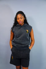 Women Middle Finger Shorts Suit