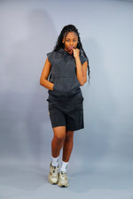 Women Middle Finger Shorts Suit