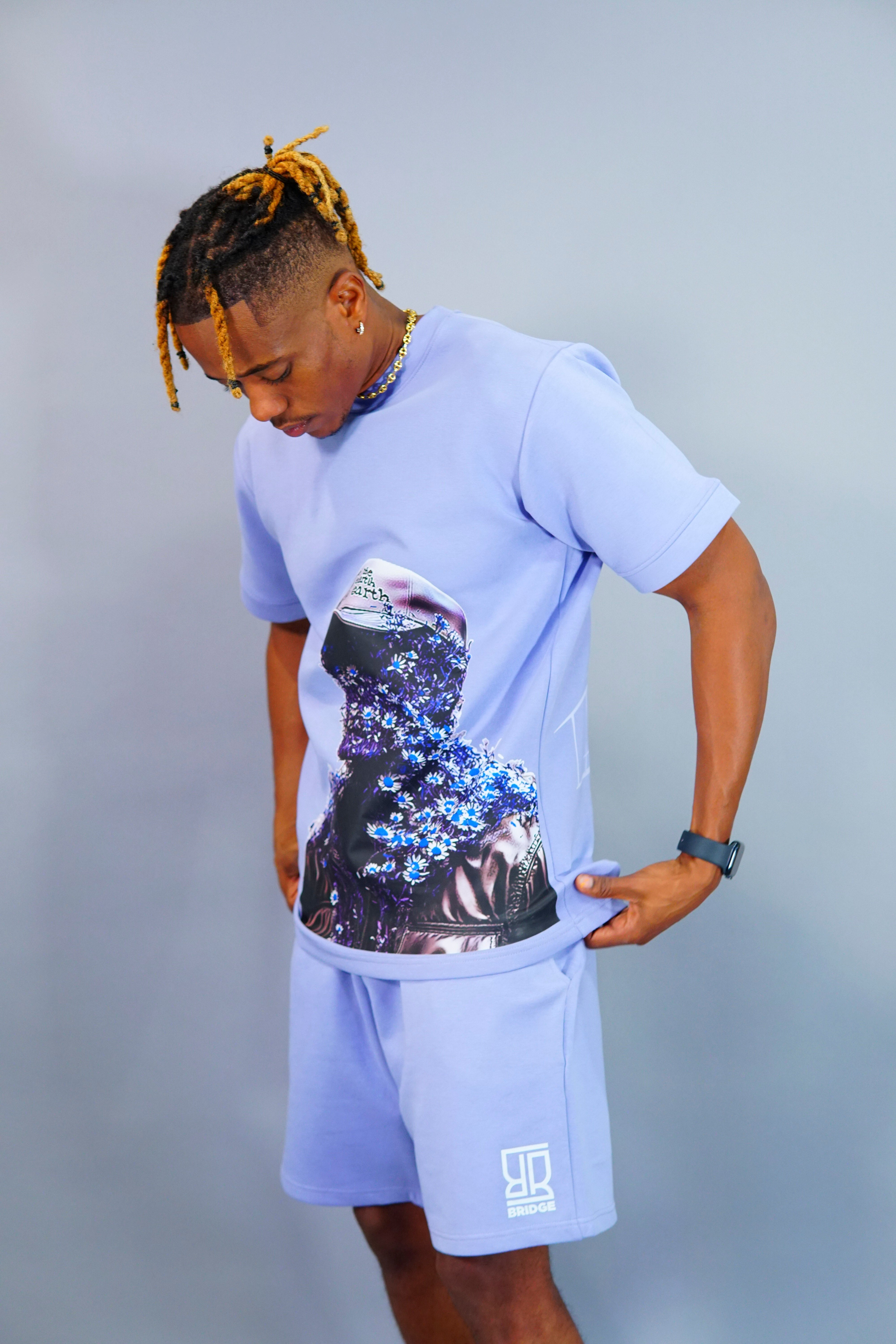 Flower Man Shorts Suit