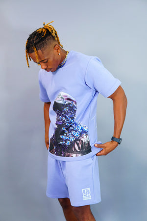 Flower Man Shorts Suit