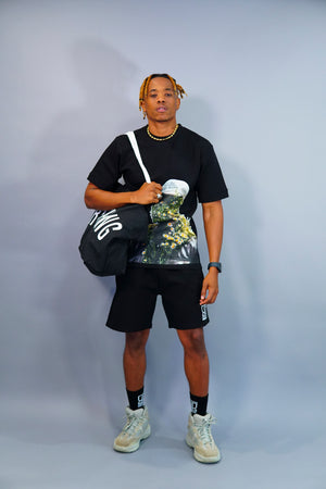 Flower Man Shorts Suit