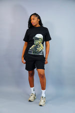 Flower “Woman” Shorts Suit