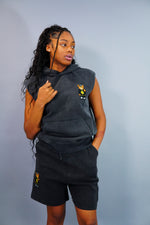 Women Middle Finger Shorts Suit