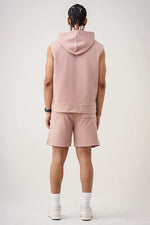 Pink Robber Shorts Suit