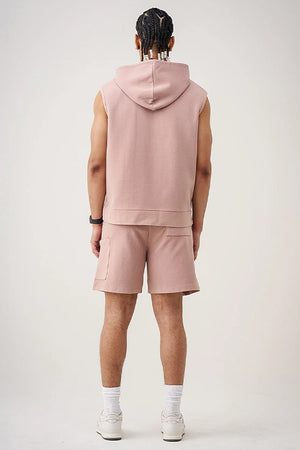 Pink Robber Shorts Suit