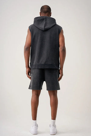 Middle Finger Shorts Suit