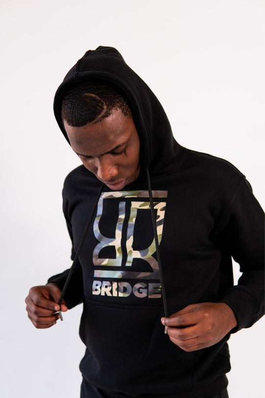 Men Reverse Camo Hoodie