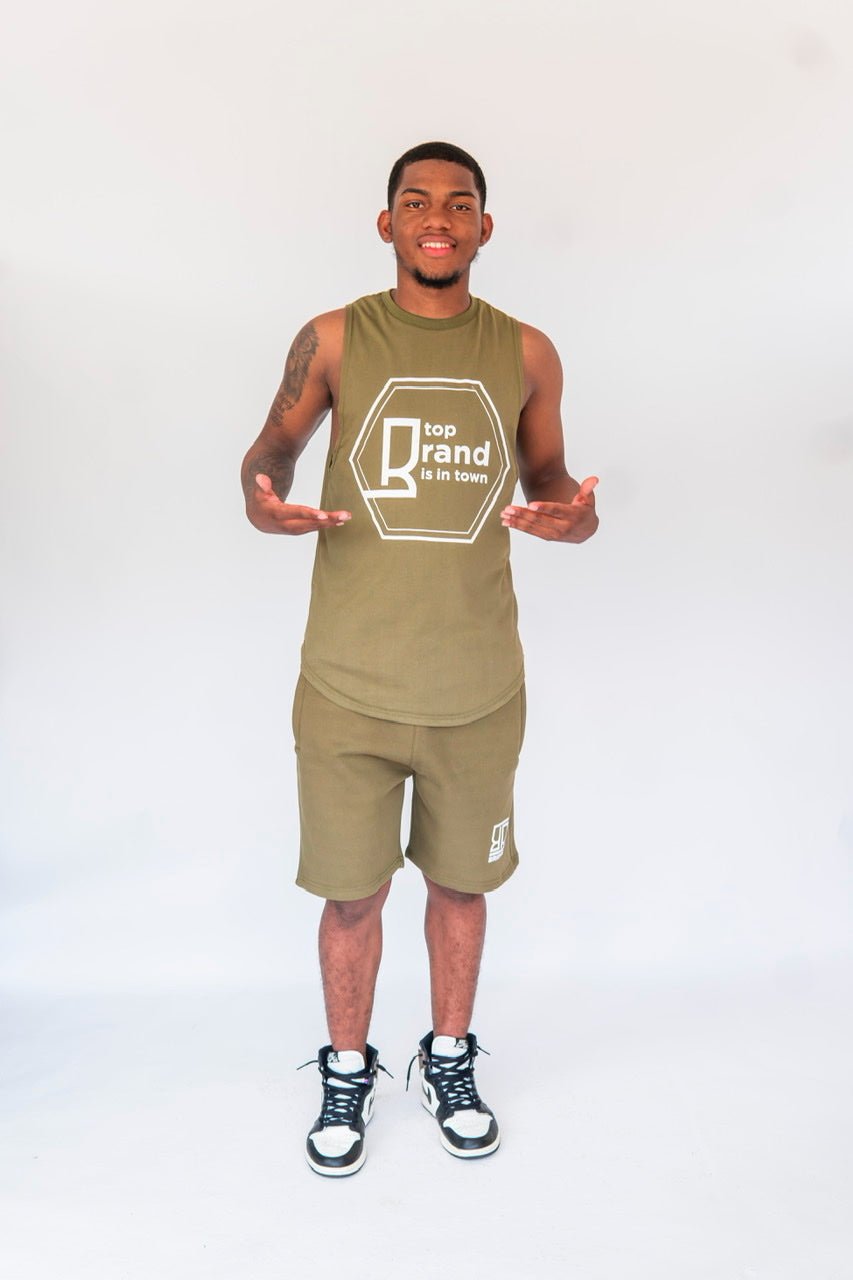 Men Top Brand Shorts Suit - THE BRIDGE OFFICIAL