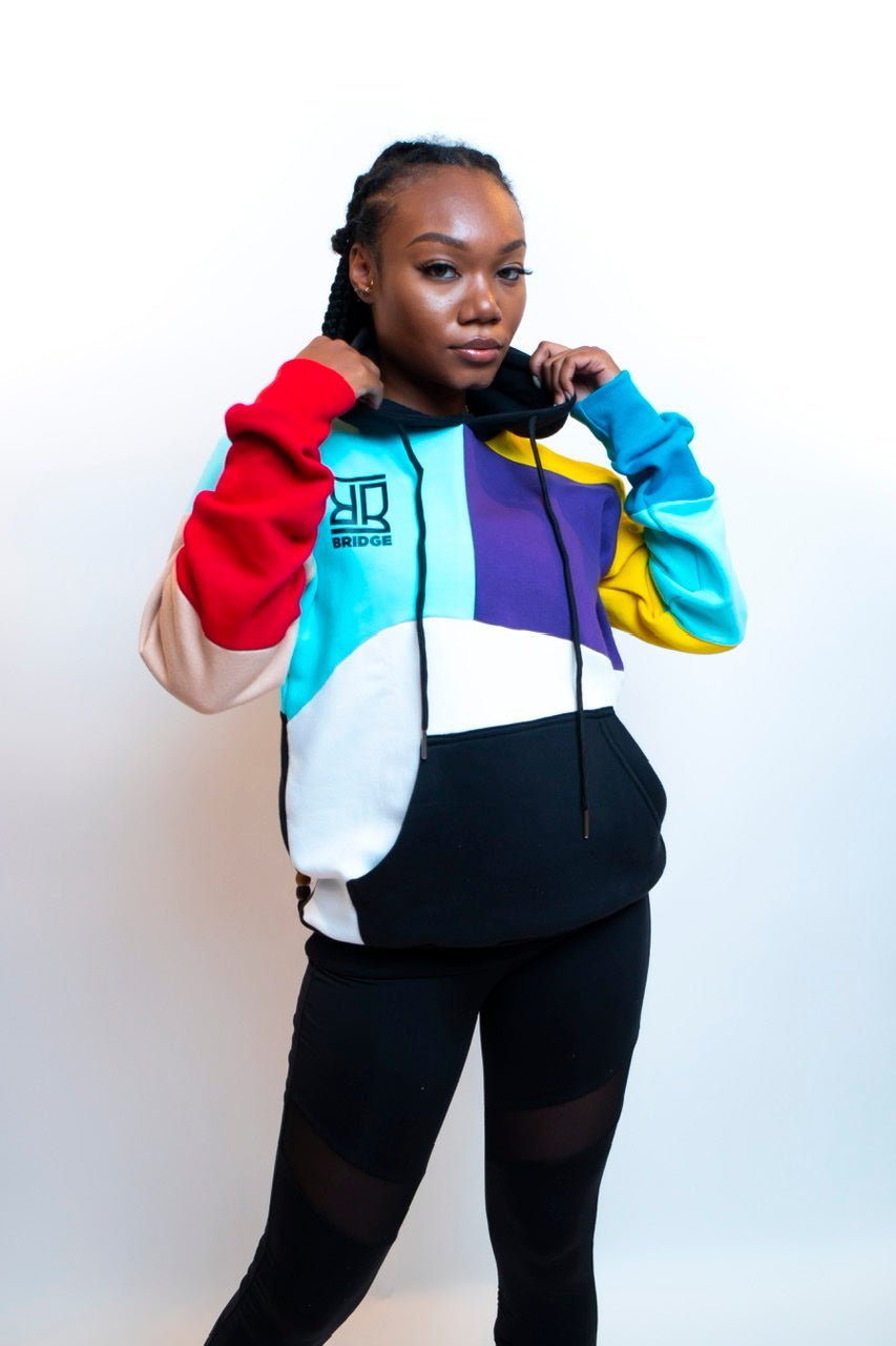 Women Paradise Block Hoodie - THE BRIDGE OFFICIAL