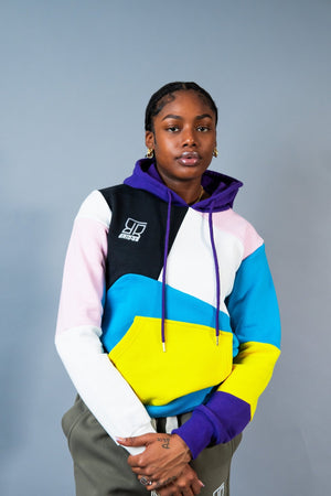 Women The New Color Block Hoodie - THE BRIDGE OFFICIAL